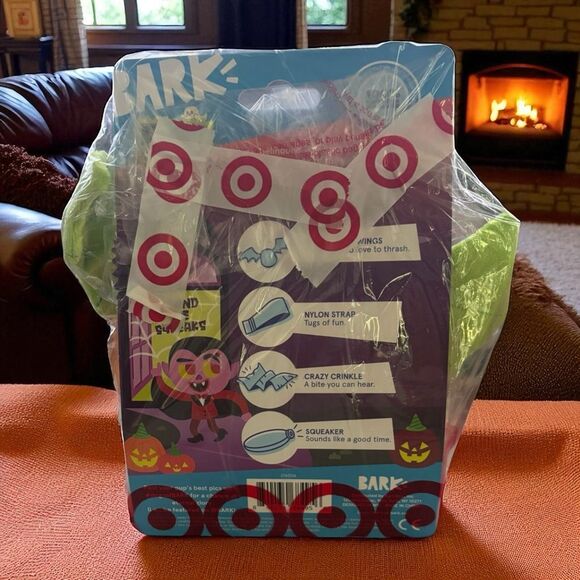 Bark Box Monster Madness Pumpkin Squeak Toy New! - Picture 3 of 5